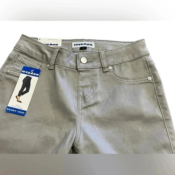 Nygard Skinny Crop Grey Size  6 - Picture 6 of 10
